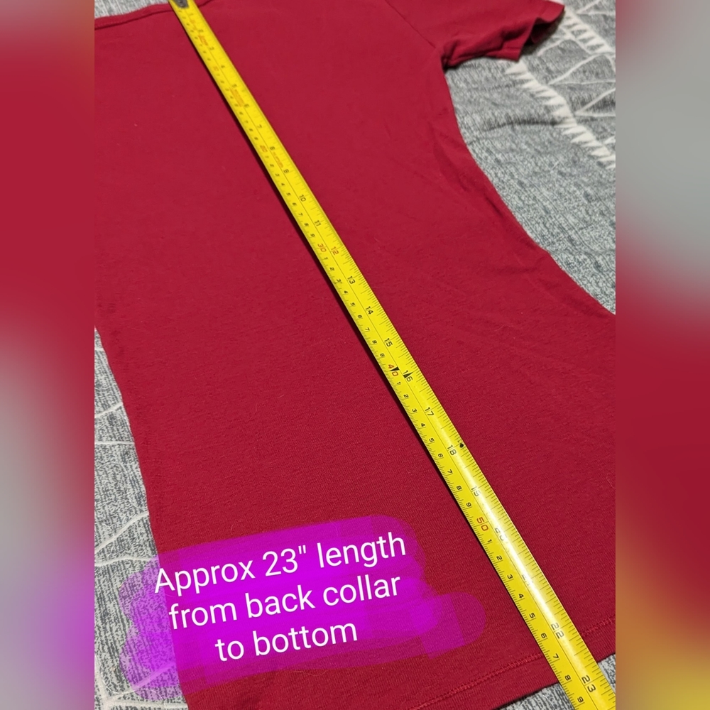 Smart Set ladies Xsmall T shirt, reddish colour, stretchy fabric, EUC - Picture 12 of 12